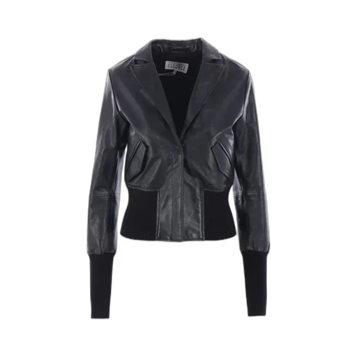 Leather Bomber Jacket