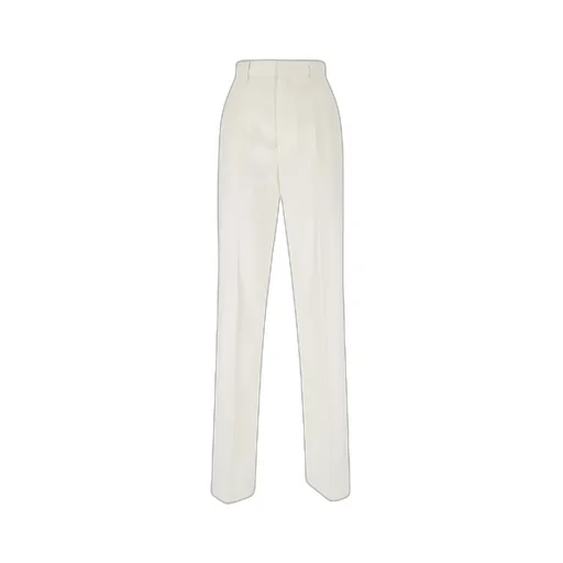 Straight-Leg Cut-Out Detailed Trousers
