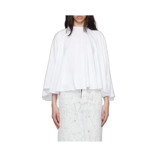 Long-Sleeved Pleated Top