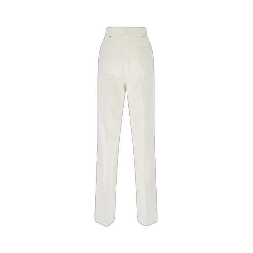 Straight-Leg Cut-Out Detailed Trousers