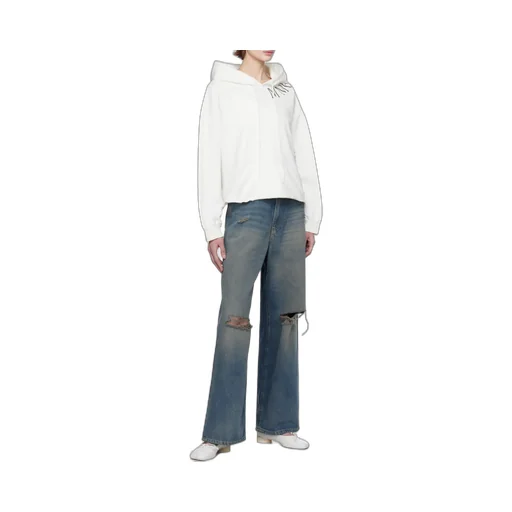 Distressed Wide Leg Jeans