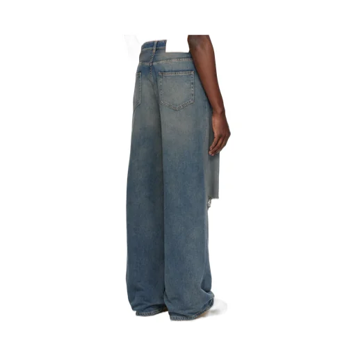 Distressed Wide Leg Jeans