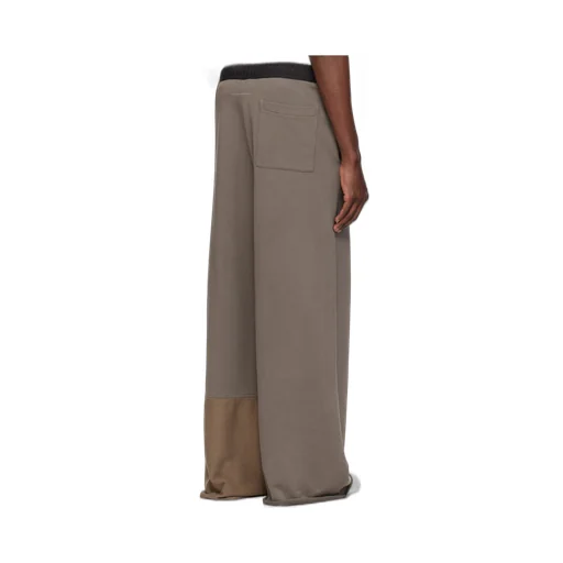 Numbers-Motif Wide-Leg Pants