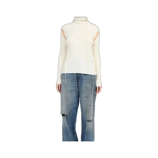 Roll-Neck Cut-Out Jumper