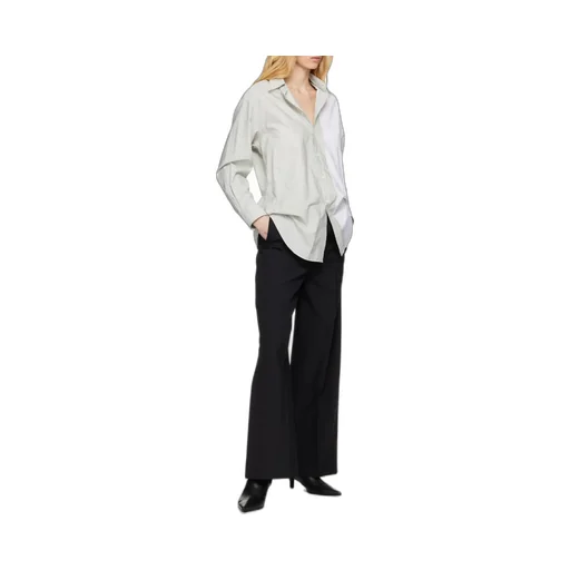 Off-Centre Wide-Leg Trousers