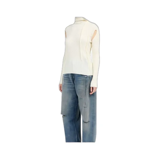 Roll-Neck Cut-Out Jumper
