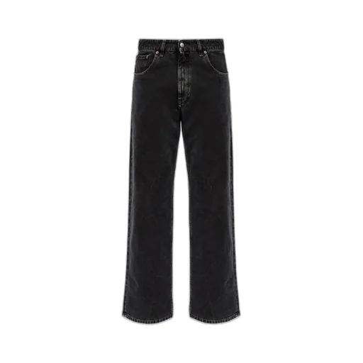 Washed Straight Jeans