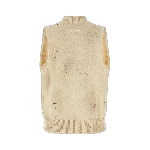 Numeric Distressed Vest