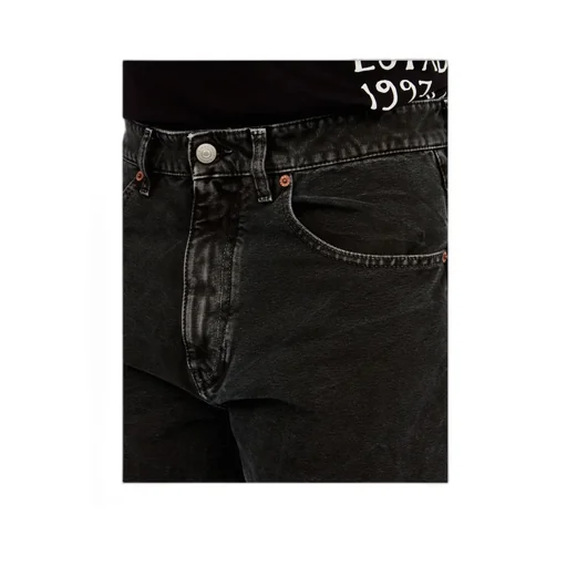 Washed Straight Jeans