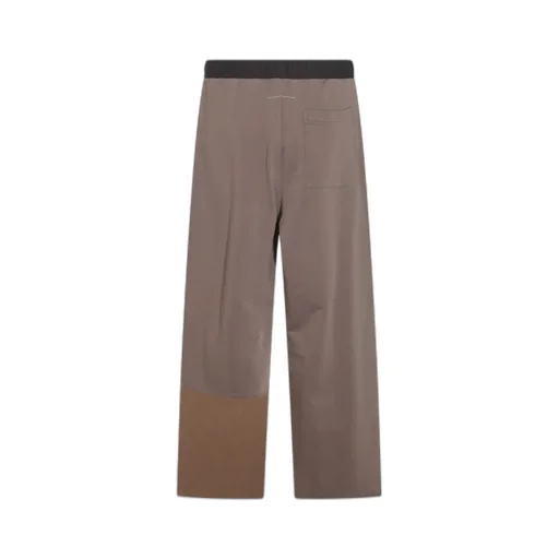 Numbers-Motif Wide-Leg Pants