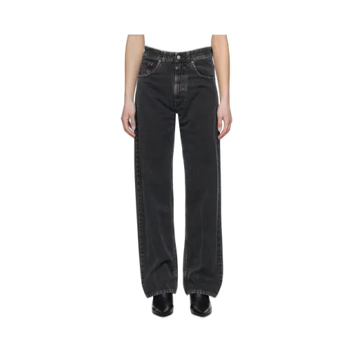 Washed Straight Jeans