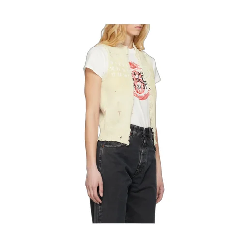 Numeric Distressed Vest