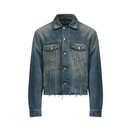Straight Hem Denim Jacket