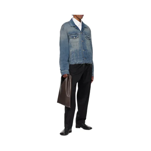 Straight Hem Denim Jacket