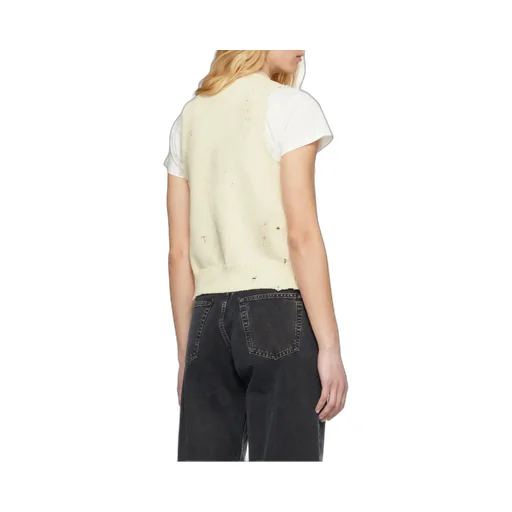 Numeric Distressed Vest