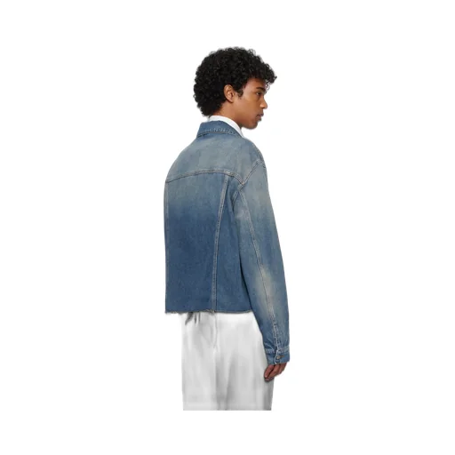 Straight Hem Denim Jacket