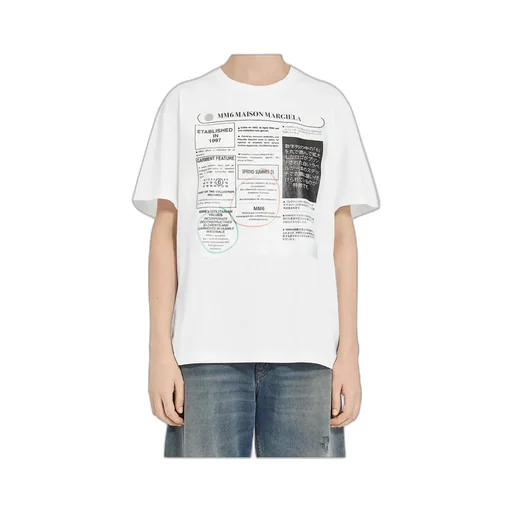 Newspaper Print T-Shirt