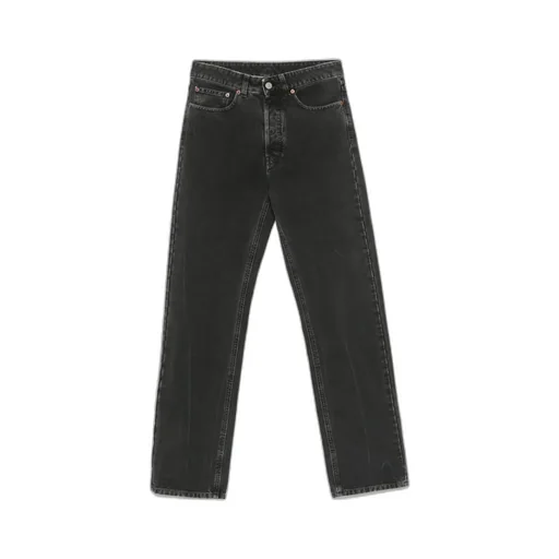 Straight-Leg Single-Stitch Logo Jeans