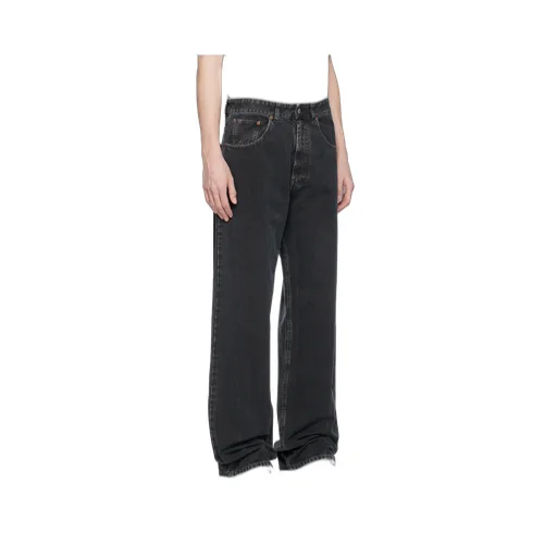 Washed Straight Jeans