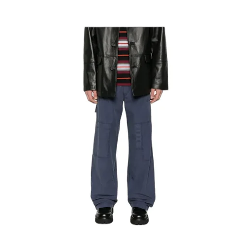 Straight-Leg Cargo Trousers