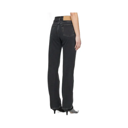 Straight-Leg Single-Stitch Logo Jeans