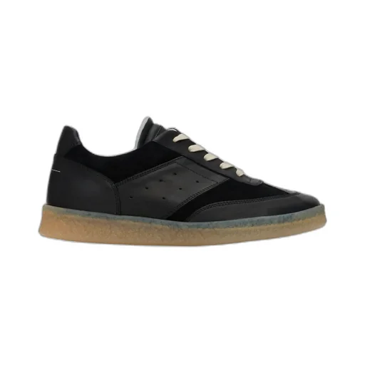 Leather Panelled Sneakers