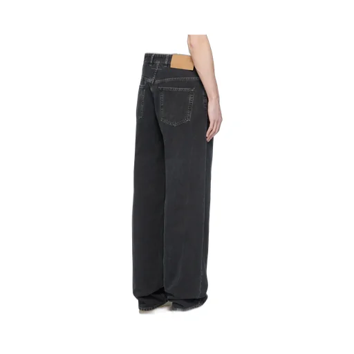 Washed Straight Jeans