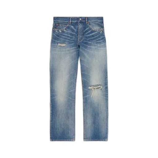 Distressed 5-Pocket Jeans