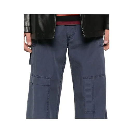 Straight-Leg Cargo Trousers