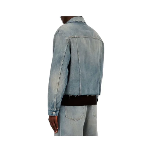 Straight Hem Denim Jacket
