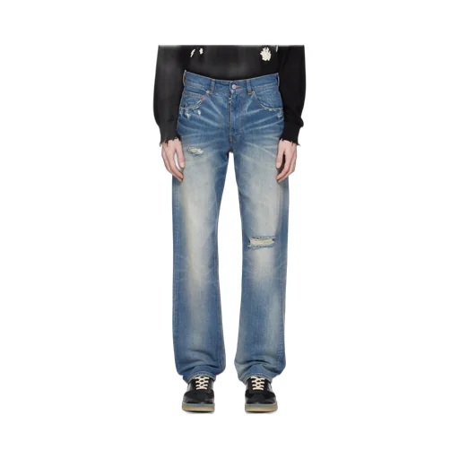 Distressed 5-Pocket Jeans