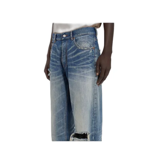 Distressed 5-Pocket Jeans