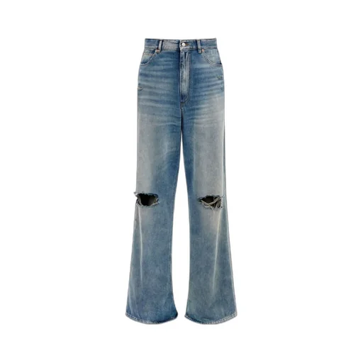 Distressed Wide Leg Jeans