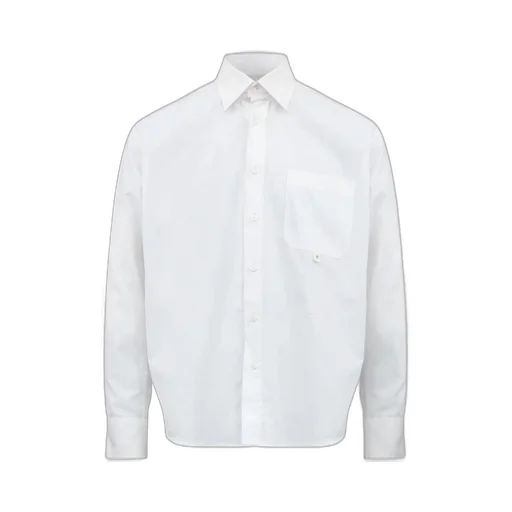 Detachable-Collar Long Sleeved Shirt
