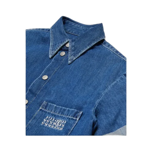 Short Denim Shirt