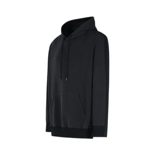 Numbers-Motif Drawstring Hoodie