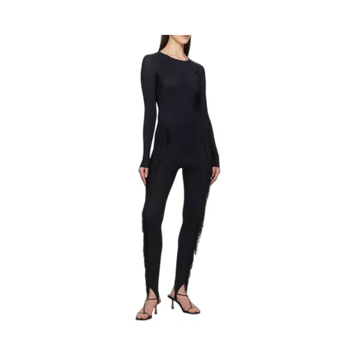 Crewneck Long-Sleeved Jumpsuit