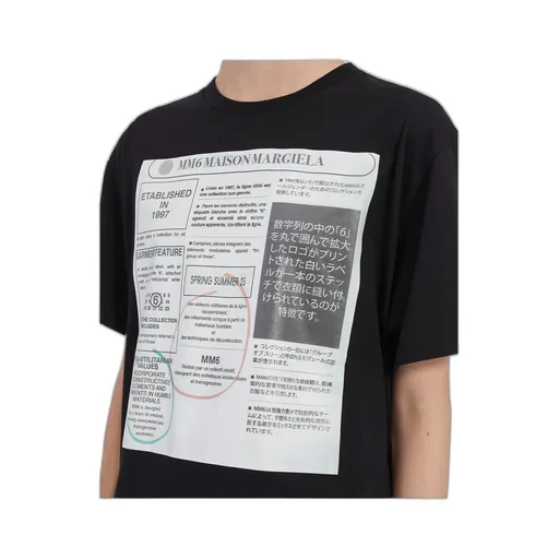 Newspaper Print T-Shirt