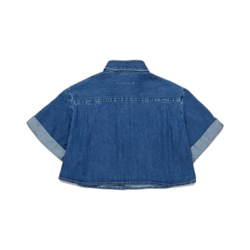 Short Denim Shirt