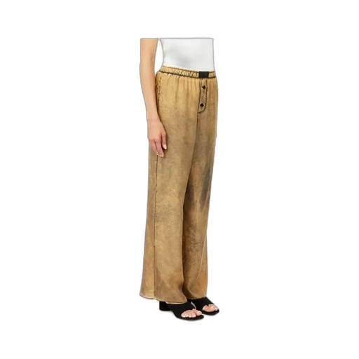 Distressed Flared Trousers