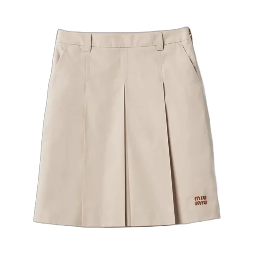 Miu Miu Pleated Midi Skirt