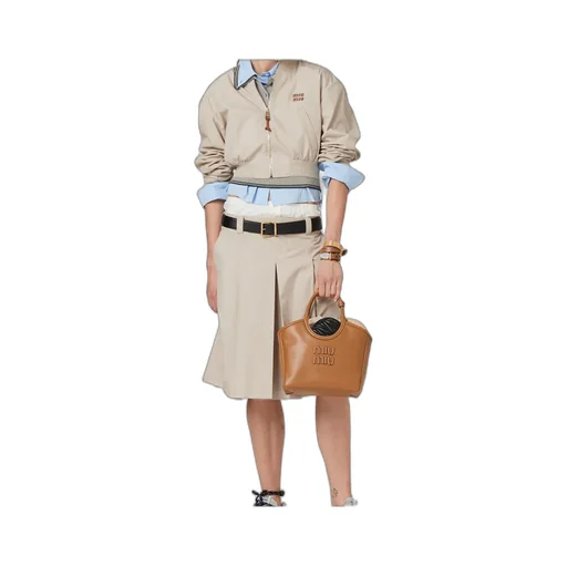 Miu Miu Pleated Midi Skirt