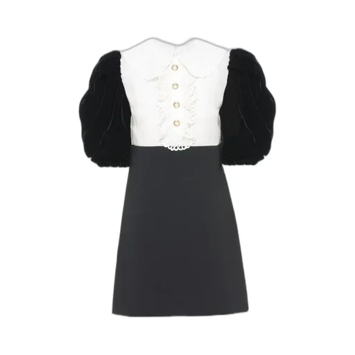 Puff Sleeve Mini Dress