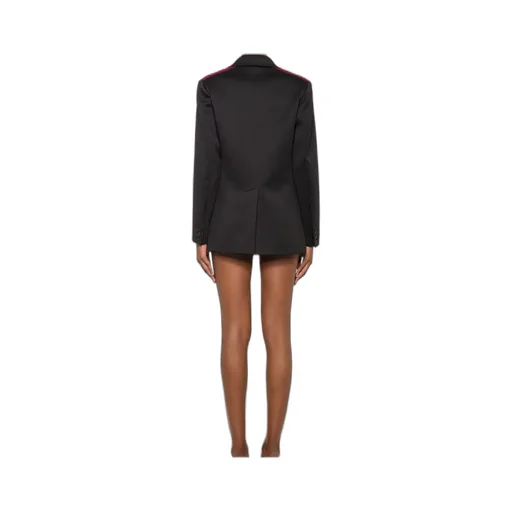 Colour-Block Single-Breasted Blazer