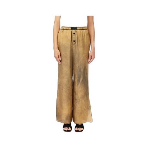 Distressed Flared Trousers