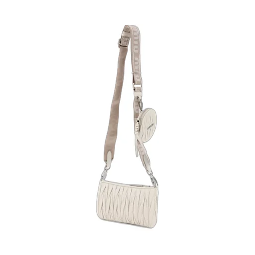 Quilted Matelassé Clutch Bag