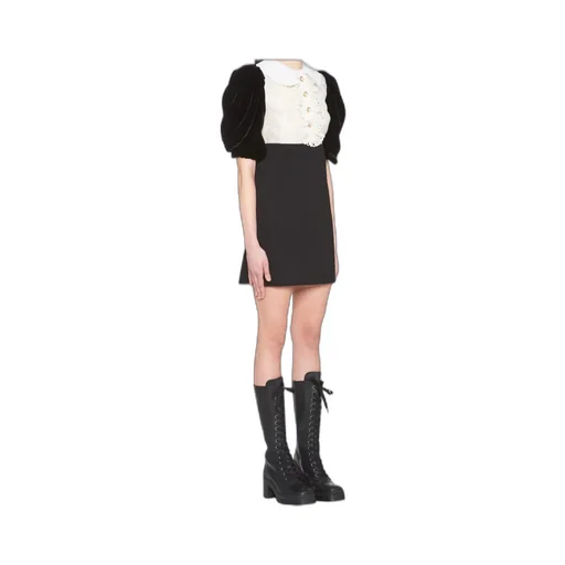 Puff Sleeve Mini Dress