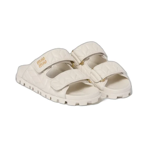 Quilted Slip-On Sandals