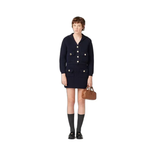 Wool Miniskirt
