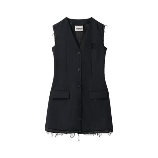 Button-Up Sleeveless Dress